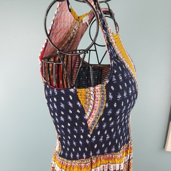 BOHO Patrons of Piece patch work rayon dress sz M - Picture 9 of 15